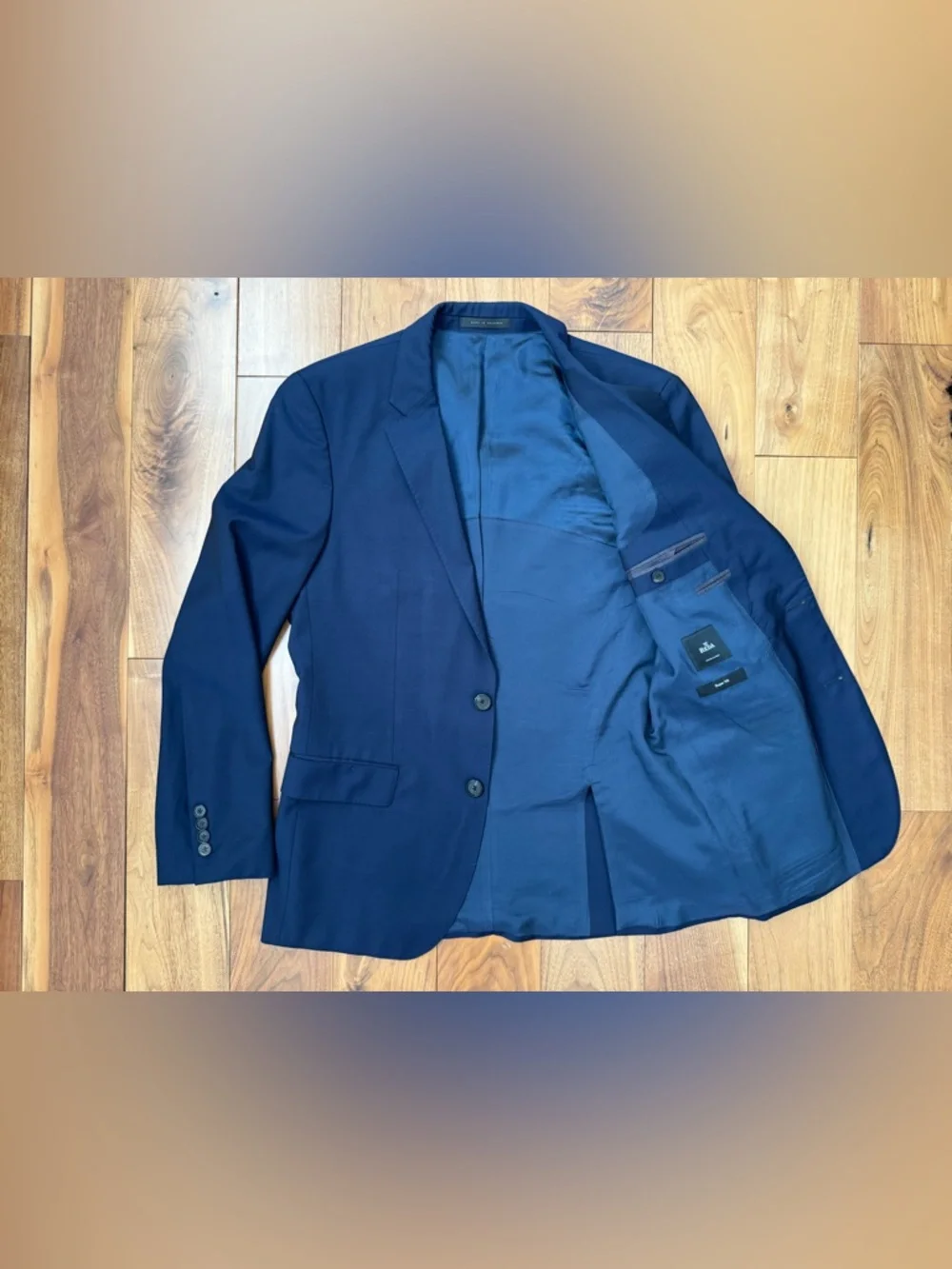 HUGO BOSS REDA Super 110 Italian Virgin Wool Suit Jacket Slim Fit Mens 38 R
